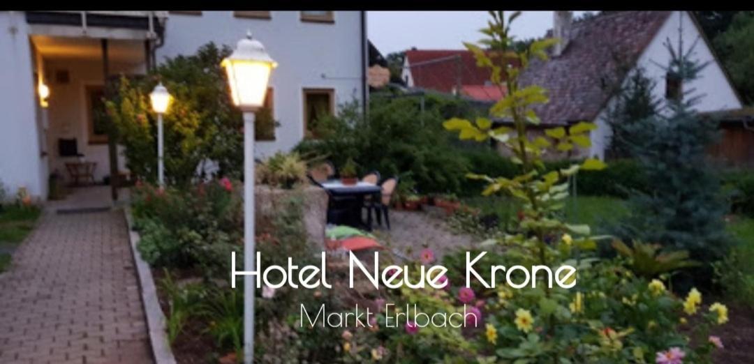 Hotel Neue Krone Markt Erlbach Exterior foto
